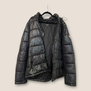 Black Guess puffer jacket‎ 2X